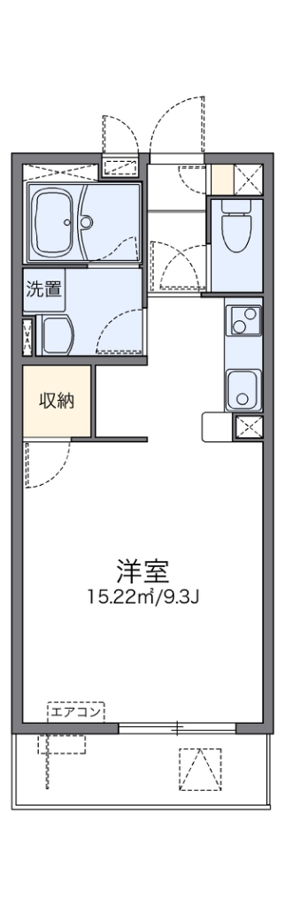 レオネクストブルージュ 101号室 間取り