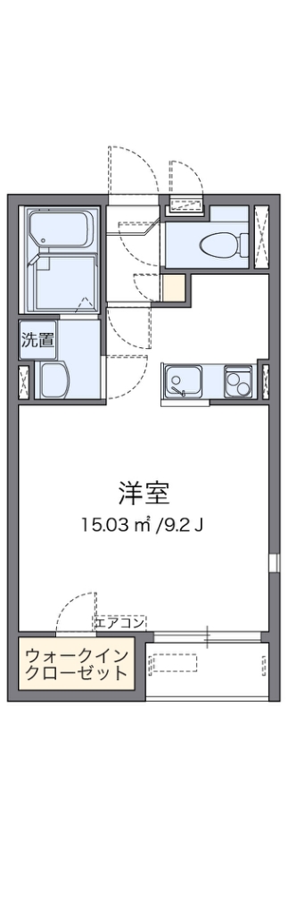 レオネクスト鎌倉　台ノ峰荘 201号室 間取り