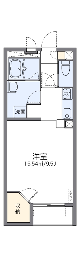 レオネクスト花水木 201号室 間取り