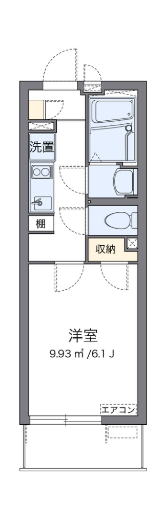 クレイノエテルノ 403号室 間取り