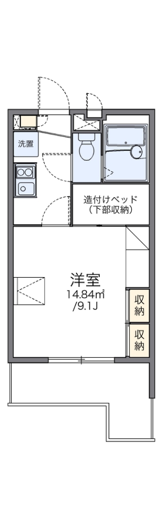 レオパレス大岡壱番館 305号室 間取り
