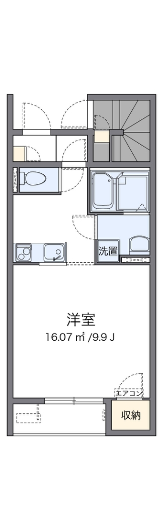 レオネクストすこやか 105号室 間取り