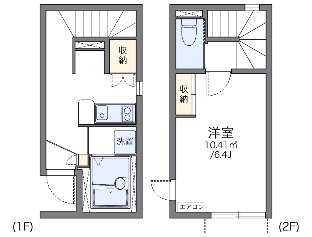 レオネクストタウンコート 103号室 間取り