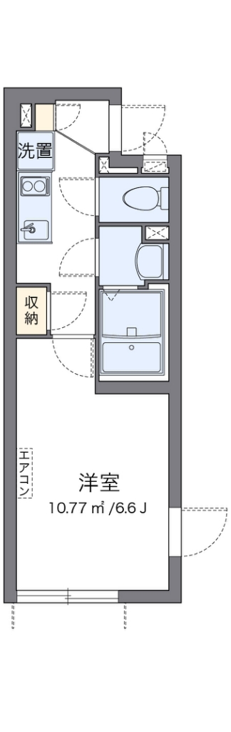 クレイノネオ南篠崎町 103号室 間取り
