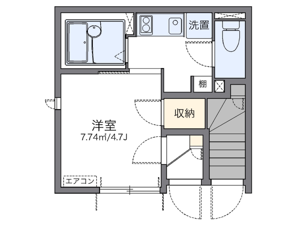 レオネクストスヴニール目白 101号室 間取り