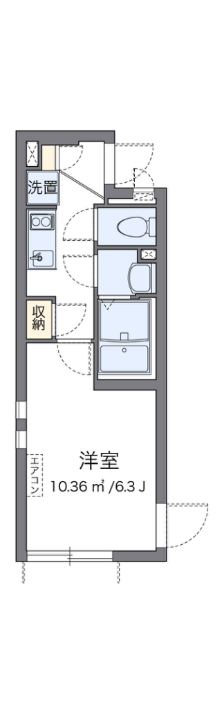 クレイノＴＡＫＥＤＡⅡ 304号室 間取り