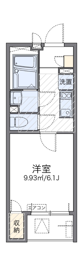 レオネクストサンモールⅢ 204号室 間取り