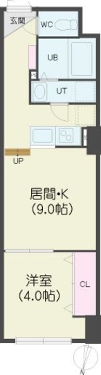 パークヒルズ中央12 間取り