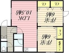 ゆうゆう荘ハルニレ 間取り