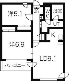 クリオパレス青葉 弐番館 間取り