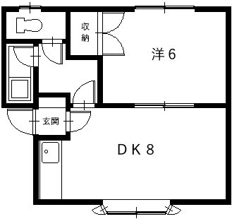 ハイムドマーニⅠ 間取り