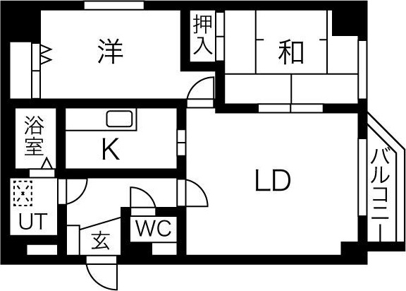 ピュアコート北33条 間取り