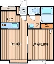 COLLINS・42 間取り