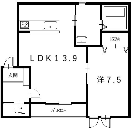East GardenⅥ 間取り