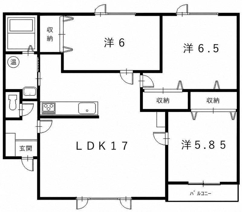 ALPHAⅢ 間取り