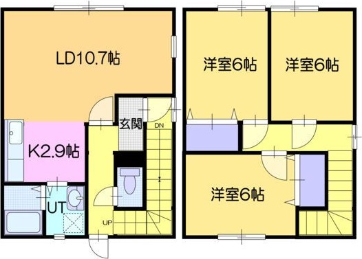 ボヌール福住III 間取り