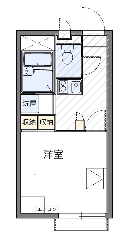 美勝園Ⅱ 間取り