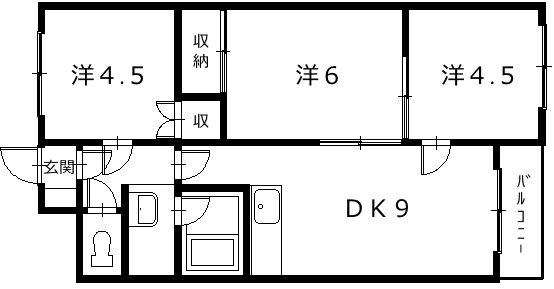 アサンテ柏林台 間取り