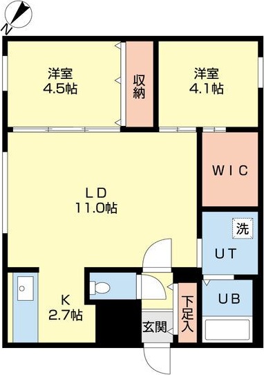 Progress東区役所前 間取り
