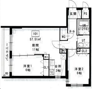 ラディア山鼻 間取り