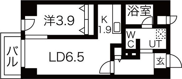 LEE東札幌 A棟 間取り