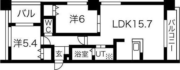 フレックス円山 間取り