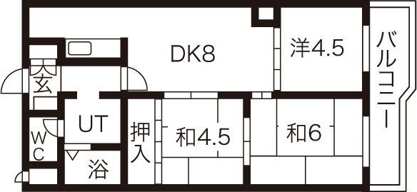 ハイツ平岸 間取り