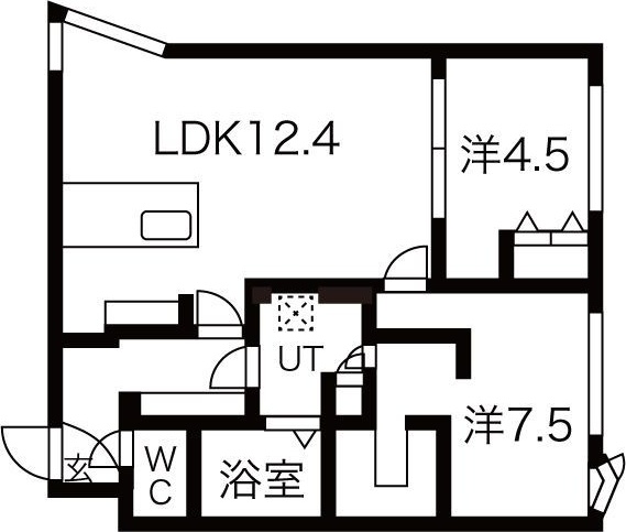 レブニーズ ザ・レジデンス 二十四軒 セカンド 間取り