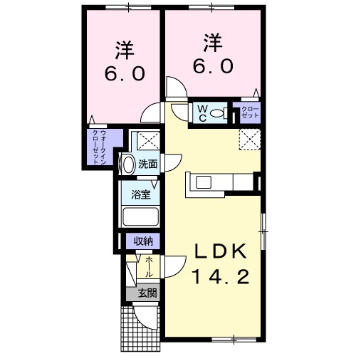 プリムローズⅡ 間取り