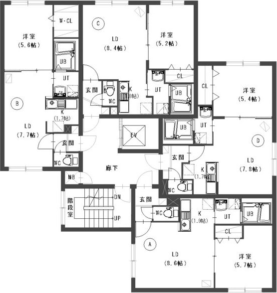 モンヴェール学園前 間取り