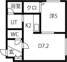 ブランノワール東区役所 間取り