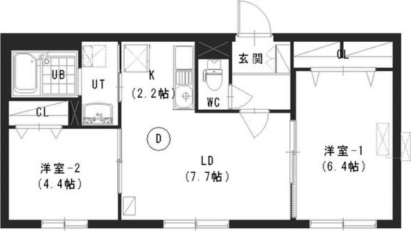 エクセル白石 間取り