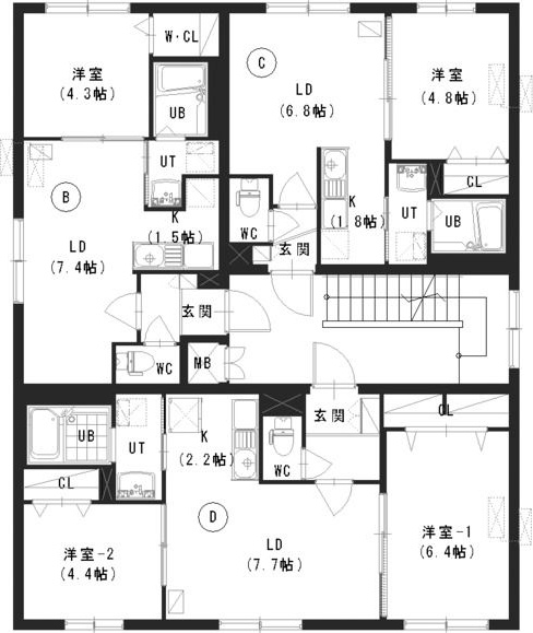 エクセル白石 間取り