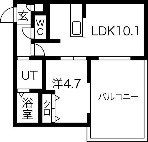 イルセントラレ南12条 間取り