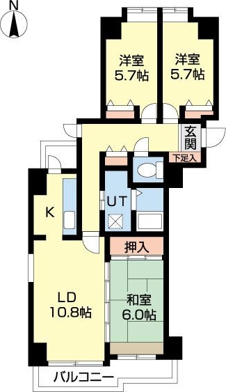 オ・ドミール北19条 間取り