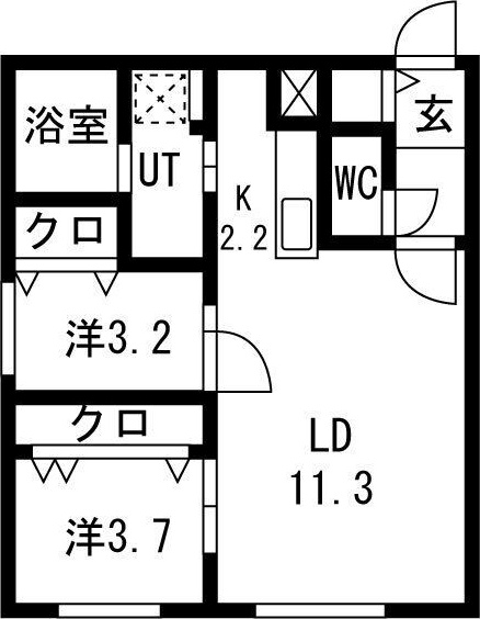 Ciel Serein円山 (シエルスラン円山) 間取り