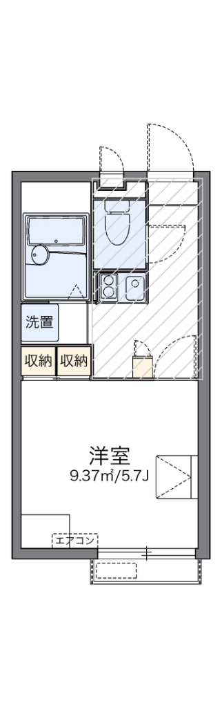 レオパレスベルウッド 間取り