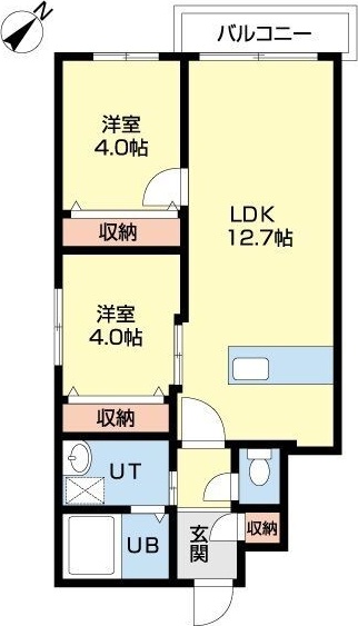 ミカーサ13 間取り