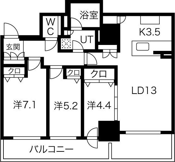 プレミスト札幌ターミナルタワー 間取り