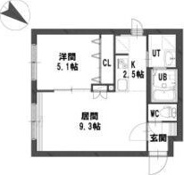グランメール24-D 間取り
