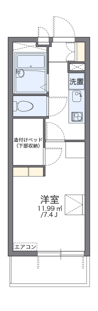 レオパレスリヴェール 間取り