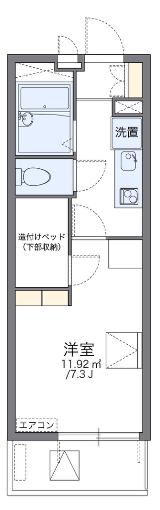 レオパレスイーストヒルズ 間取り
