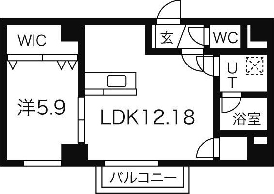 ソールタワー大通 間取り