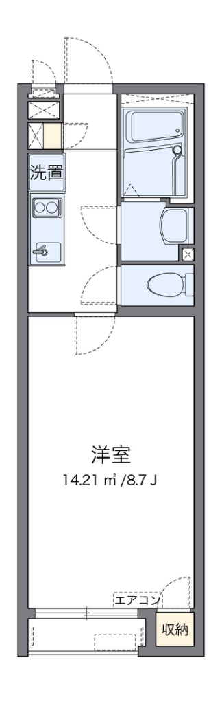 クレイノクローバーハイツⅡ 間取り