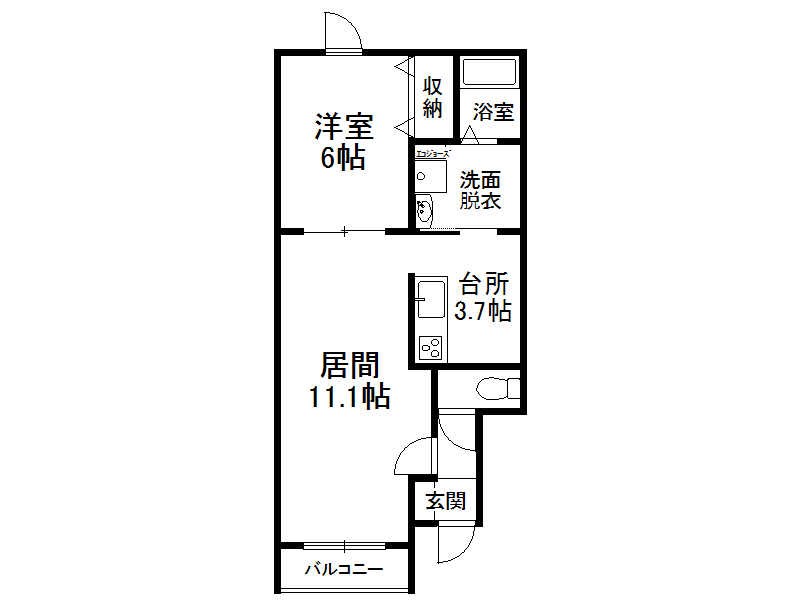 BAOBAB新緑通り 間取り