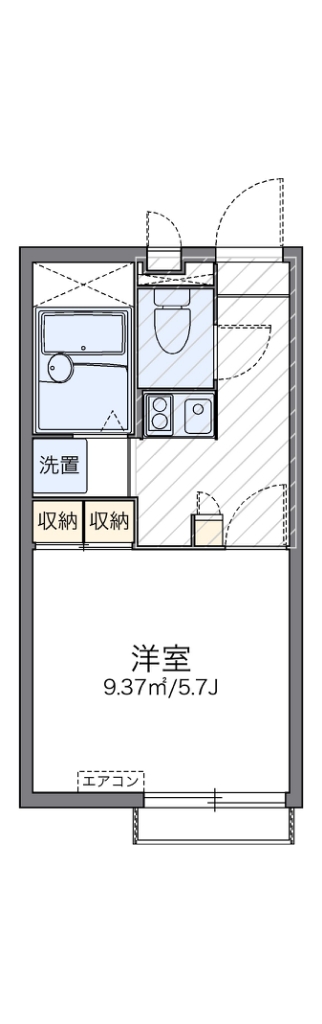 レオパレスマイルド桜町 間取り