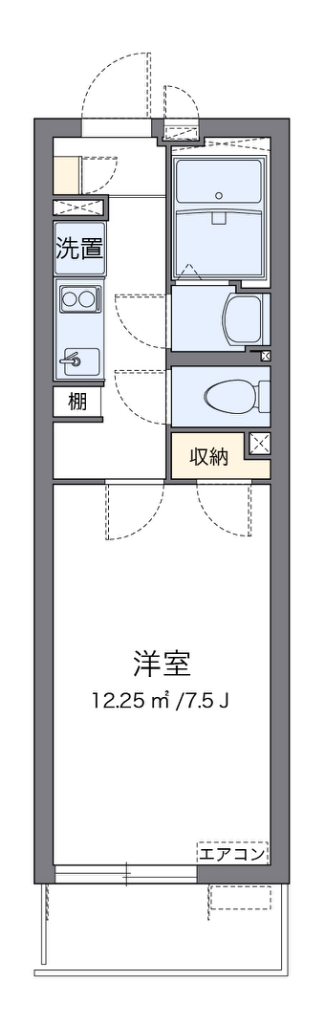 クレイノウィングコート川崎 間取り
