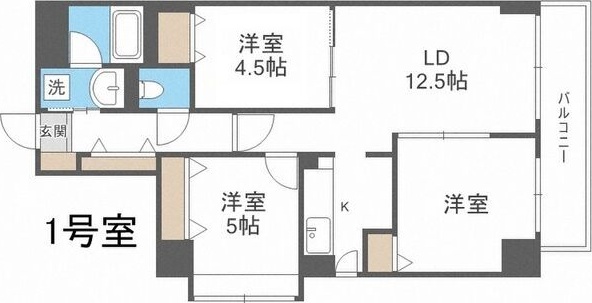 Partire N23(パルティーレN23) 間取り