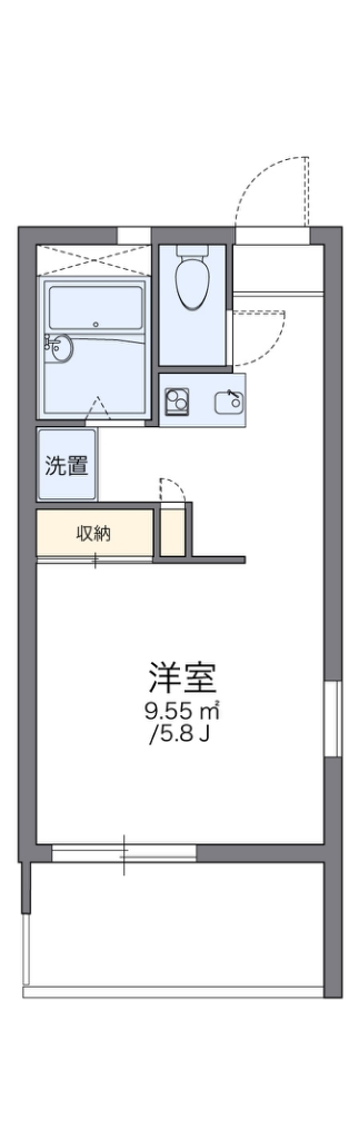 レオパレスヴィルヌーブ 間取り