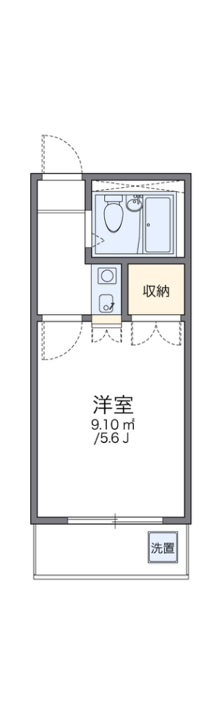 レオパレスフォンテーヌ 間取り